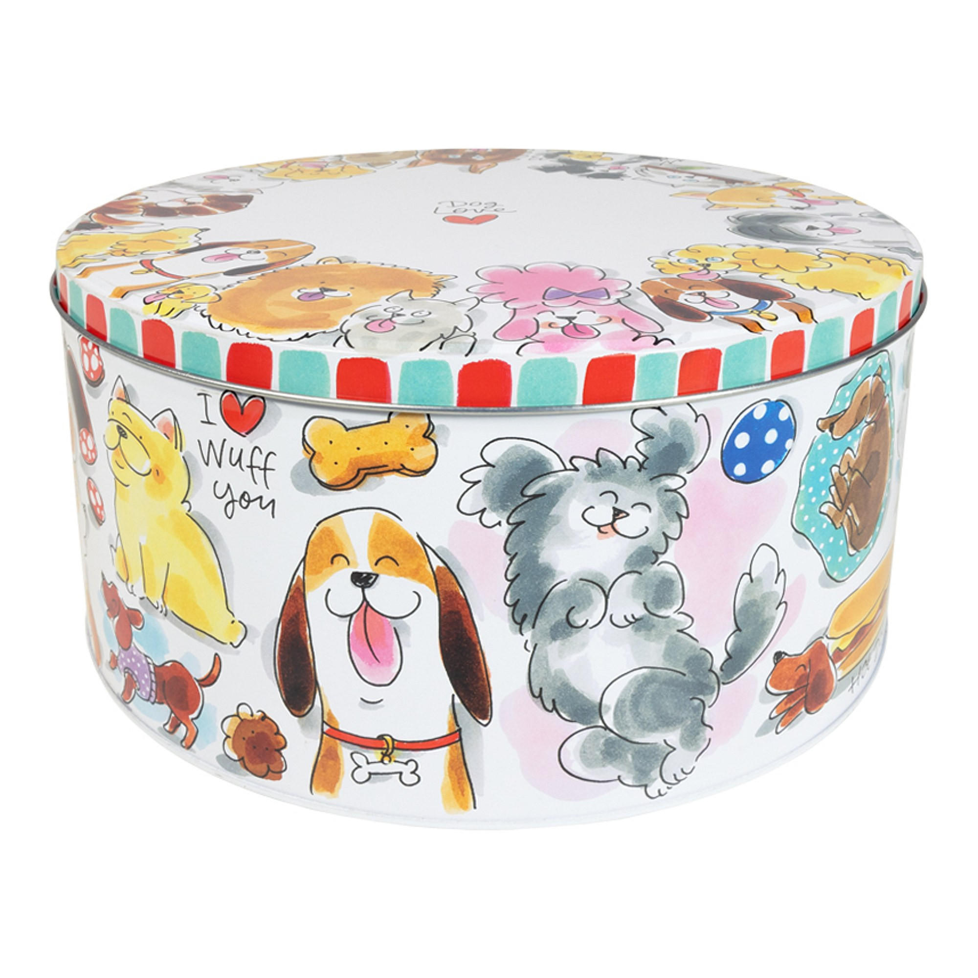 DOSEN Hund in Bunt - 24cm - Multicolor, Metall (24/12/24cm) - Blond Amsterdam