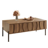 COUCHTISCH 105/55/41 cm mit 2 Schubladen und großzügiger Ablagefläche, Natur - Naturfarben, Holzwerkstoff (105/55/41cm) - Redom