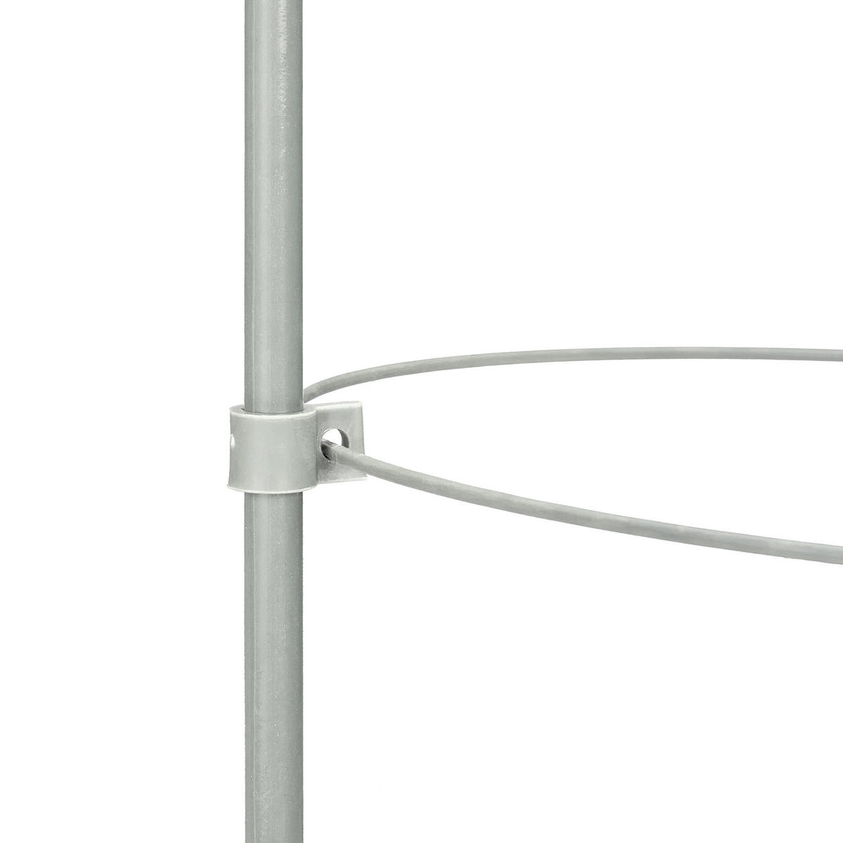 4XRANKHILFE - Grau, Kunststoff/Metall (22/60/22cm) - Relaxdays