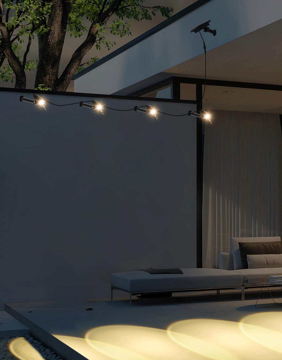 SOLARSTRAHLERN 4er-set MINI ROUNDY schwarz - Schwarz, Kunststoff (3/3/26cm) - Lumisky