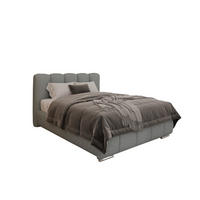POLSTERBETT Zaira 140x200cm – Elegantes Polsterbett für modernen Wohnstil , ohne matratze, Blaugrau - Blaugrau, Holz (100/200cm) - Homesy