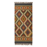 KELIM-TEPPICHLÄUFER Lucea 80/180 cm - Multicolor, Textil (80/180cm) - Homescapes