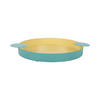 SERVIERTABLETT Double Funky 32/25/3 cm - Gelb, Metall (25/3/32cm) - Present Time