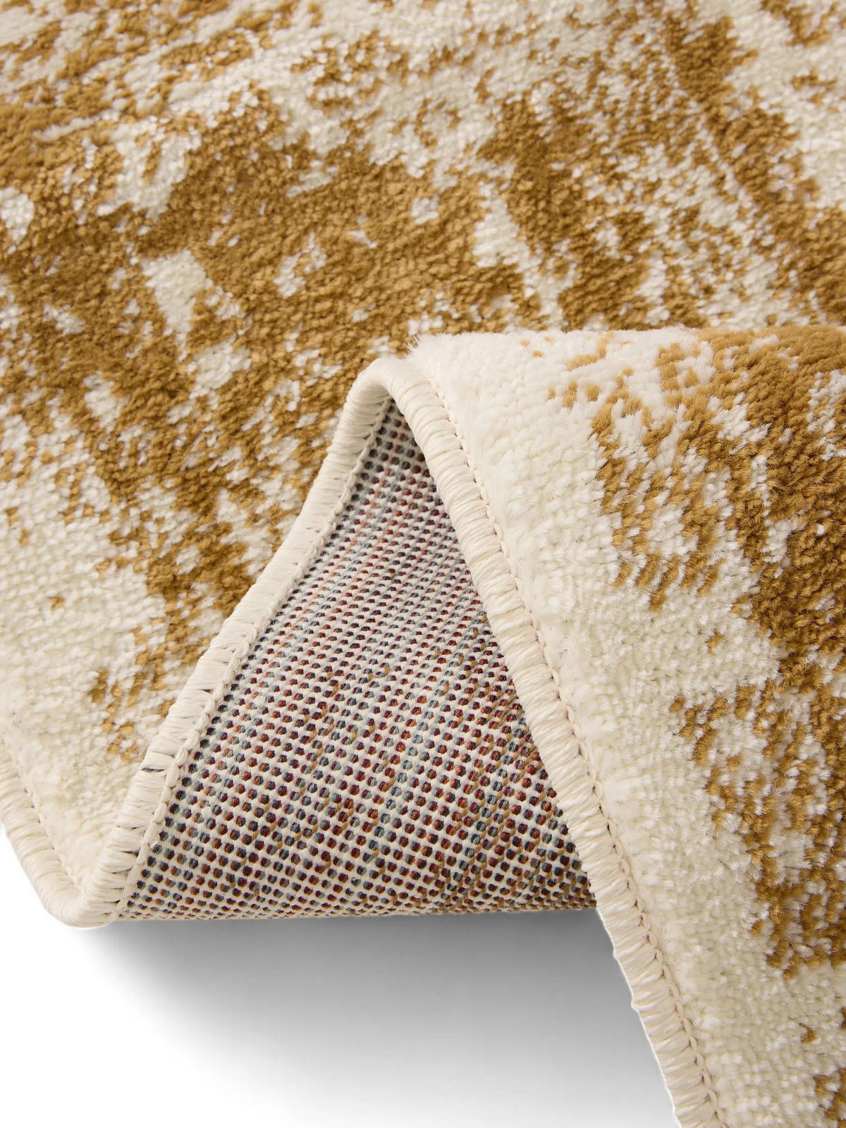 VINTAGE-TEPPICH Suki 200/300 cm - Gelb/Creme, Kunststoff (200/300cm) - benuta