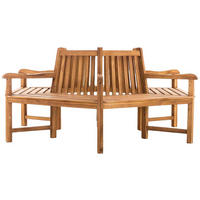 GARTENBANK 200/200 cm Holz teak - Teakfarben, Holz (200/90/200cm) - CLP