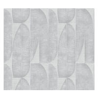 VLIESTAPETE Grau 53/1005 cm - Grau, Textil (53/1cm) - KUNSTLOFT