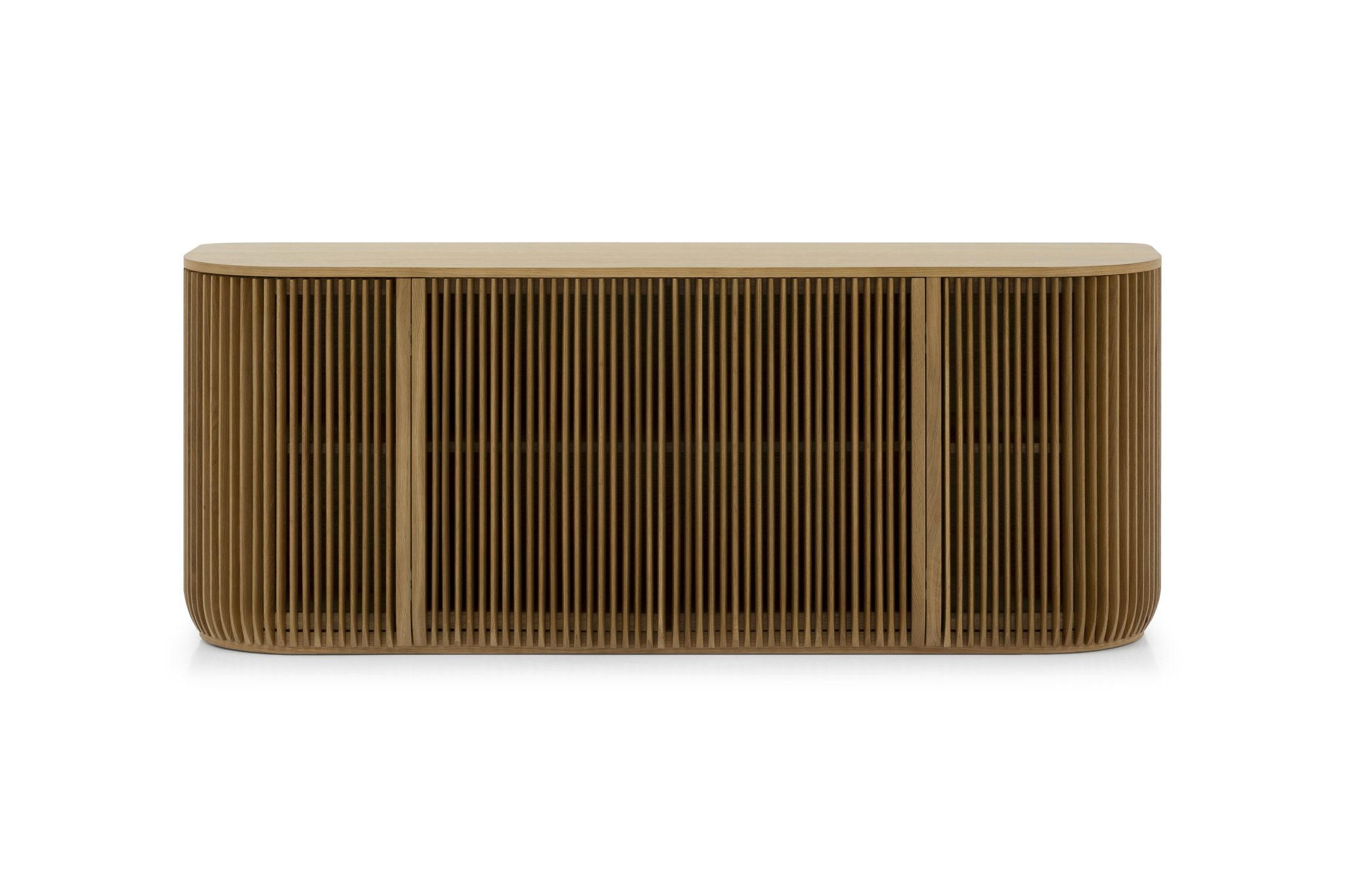 SIDEBOARD Franz, Natur Massiveiche - Beige, Holz (45/69/175cm) - WOODEK