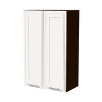 HÄNGESCHRANK Salo W4/60 Lava / Weiß Matt 60 / 32,5 / 96cm - Dunkelgrau/Weiß, Holz/Holzwerkstoff (60/96/32.5cm) - Feldmann-Wohnen