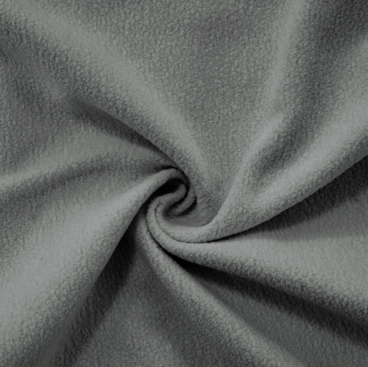 SOFA modular mit Ottomans Chenille Grey - Hellgrau, Kunststoff (145/81/313cm) - Meubliv