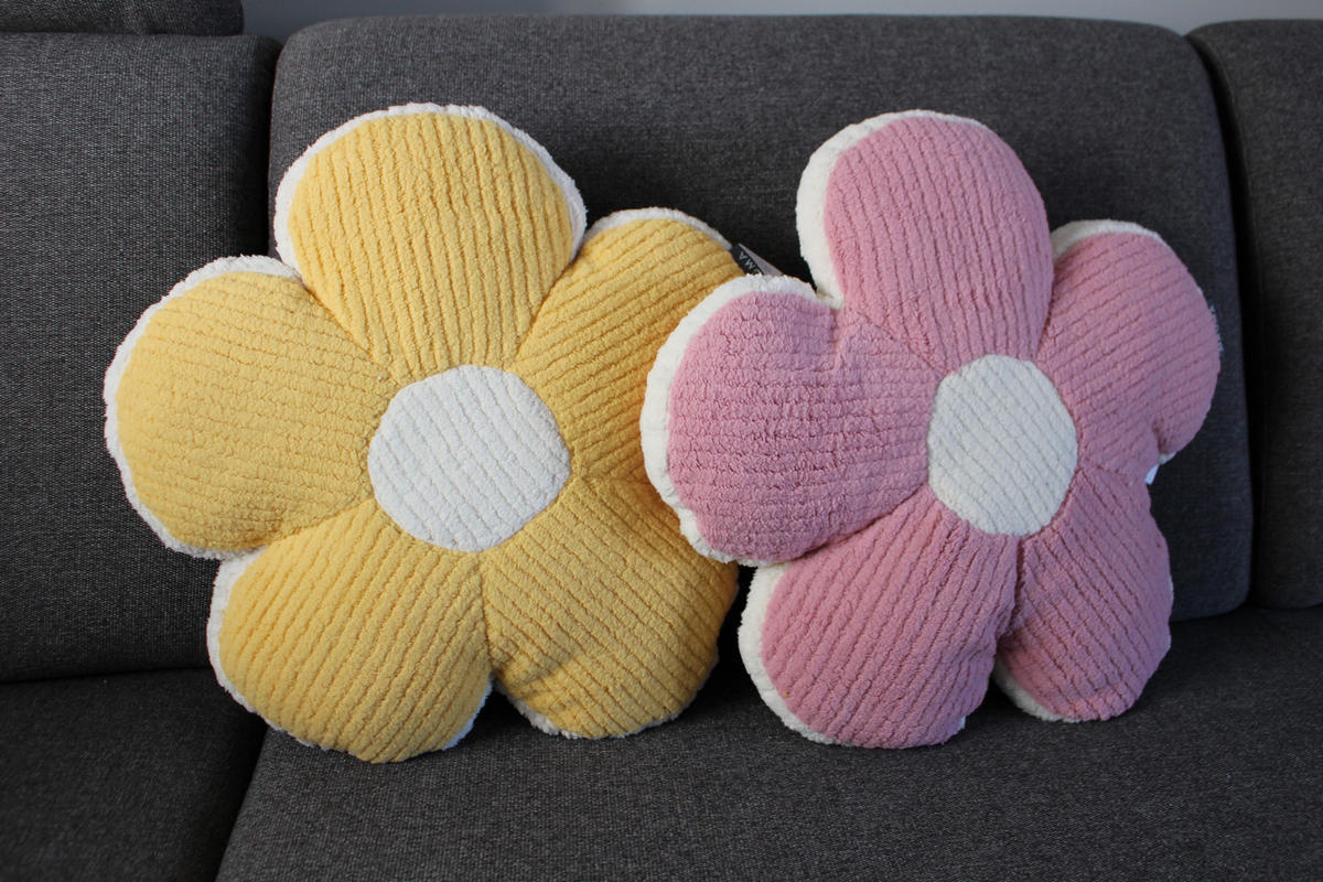 DEKOKISSEN BONNY Blume - Gelb, Textil (43cm) - Magma Heimtexx