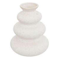 DEKOVASE aus Keramik 16/16/20 cm - Weiß, Keramik (20cm) - Atmosphera Createur d´interieur