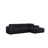 ECKSOFA Celes Premium In Sven - Blau, Holzwerkstoff/Textil (266/165cm) - Fun Möbel