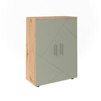 MIDISCHRANK Irma Salbeigrün 60 x 81 cm - Salbeigrün, Holzwerkstoff (60/81/30cm) - Vicco