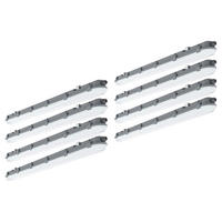 LED DECKENLEUCHTE Grau matt - Grau, Kunststoff (120/7.8/7.2cm)