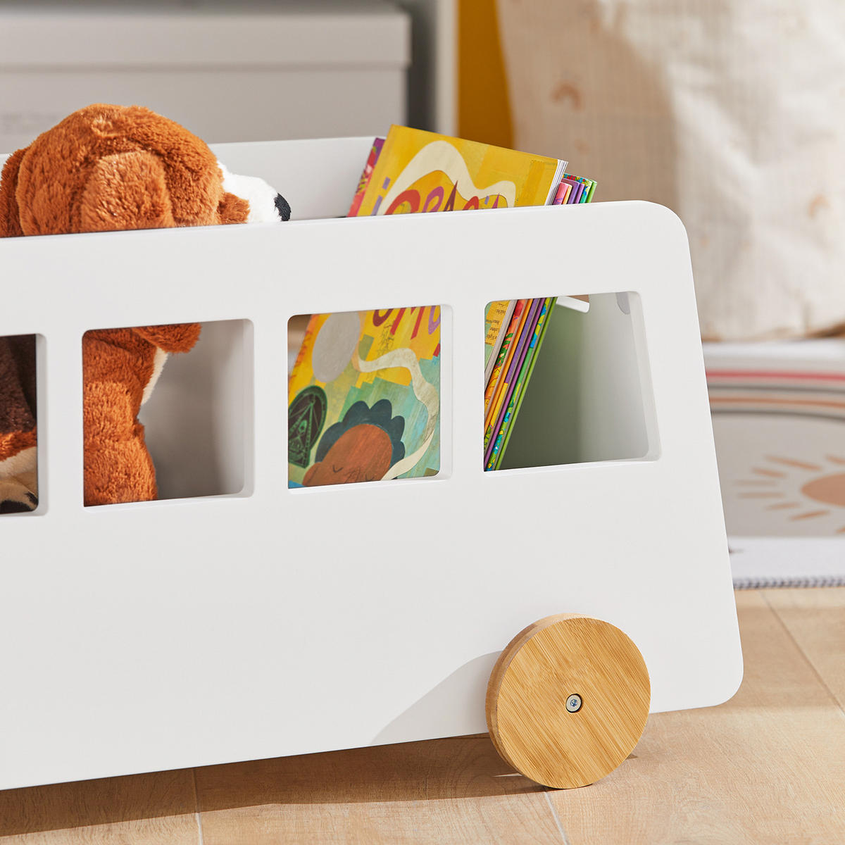 KINDERREGAL Weiß - Weiß, Holzwerkstoff (68/33/43cm) - SoBuy
