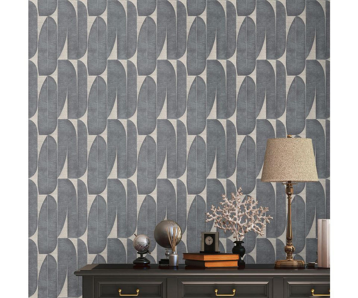 VLIESTAPETE Schwarz 53/1005 cm - Schwarz, Textil (53/1cm) - KUNSTLOFT