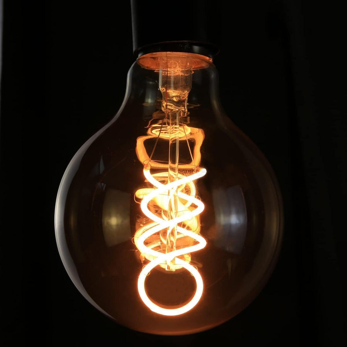 LED žárovky E27 4W (balení 3 ks) - průhledná, sklo (8/12.5cm) - Nettlife