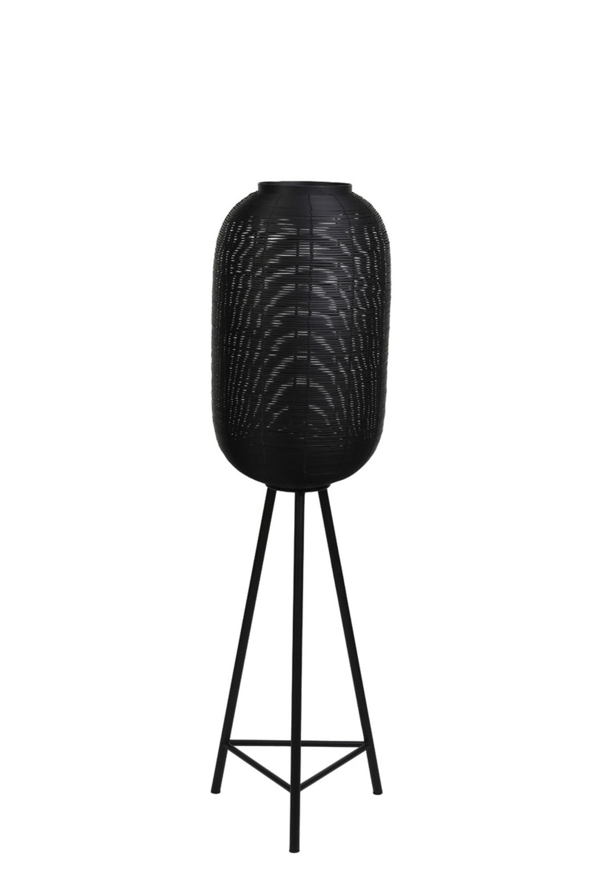 STEHLEUCHTE Tomek Schwarz Ø35/136 cm - Schwarz, Metall (35/35/136cm) - Light & Living