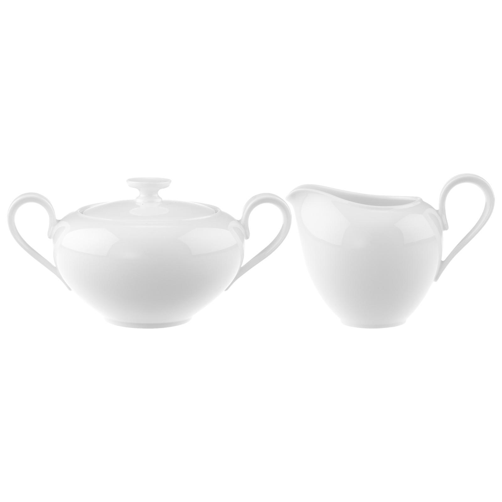 MILCH- UND ZUCKER-SET Anmut weiß - Weiß, Keramik (1/1cm) - Villeroy & Boch