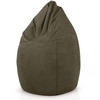 SITZSACK "Drop" 60x60x90cm - 220L - Beige, Textil (60/90/60cm) - Green Bean