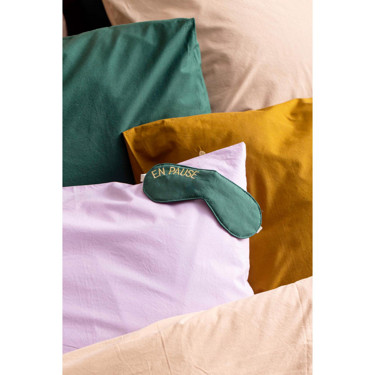 KISSENBEZUG Céleste flieder 80 x 50 cm - Flieder, Textil (80/50cm)