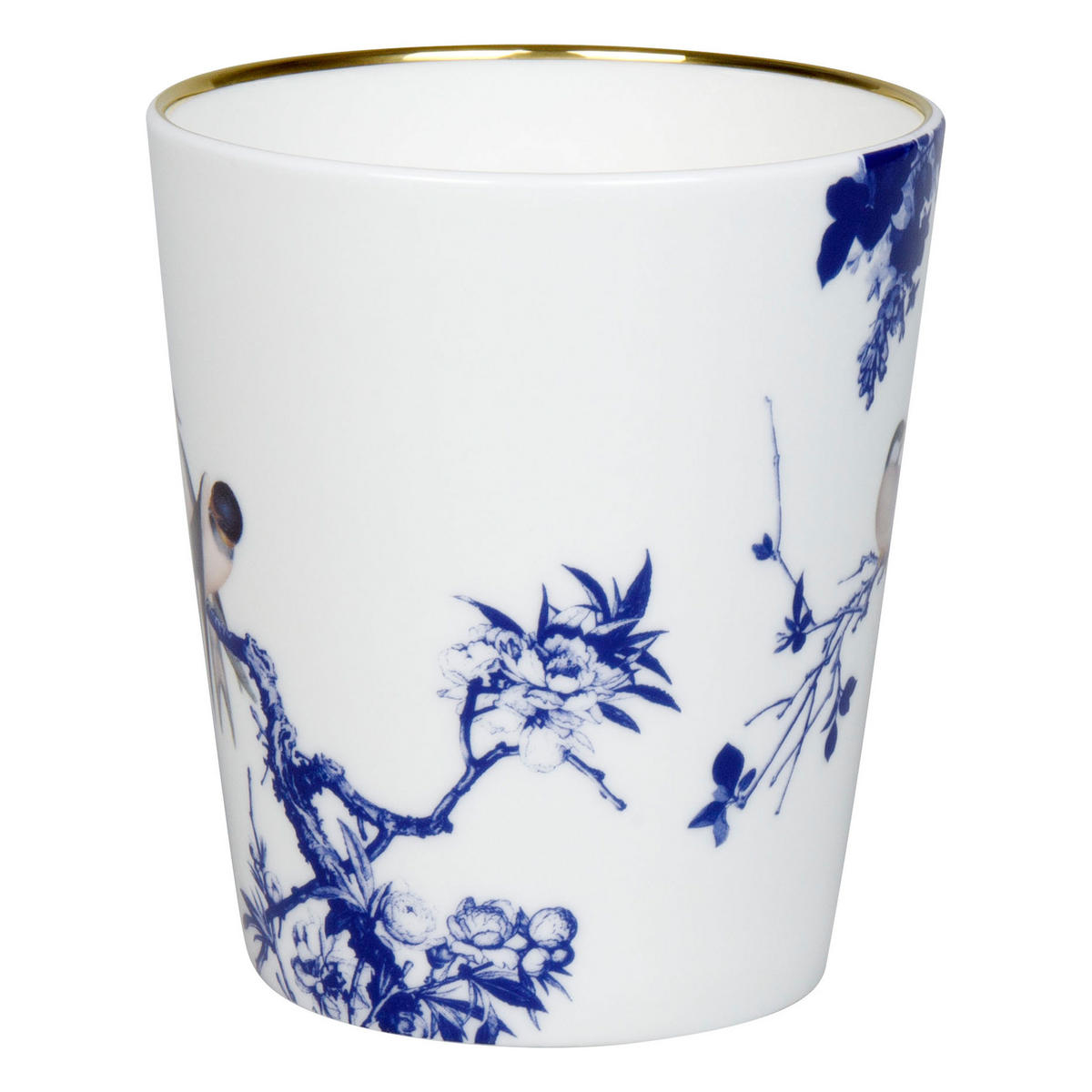 KAFFEEBECHER Blue Birds, in Geschenkbox - Naturfarben, Keramik (0.6L) - Könitz