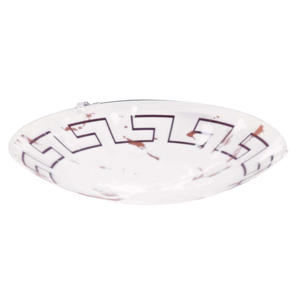 LED DECKENLEUCHTE Twister Weiß - Weiß, Glas (39.5/39.5/10cm)