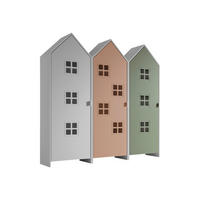 REGALSCHRANK Set Kania 173x37x171 MDF Weiß /Bunt - Pink/Weiß, Holzwerkstoff (173/171/37cm) - 58aufmkessel