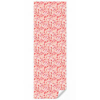 TAPETE - Botanisch - Blumen - Rot - 100x300 cm - Koralle, Papier (100/300cm) - OnlyWow