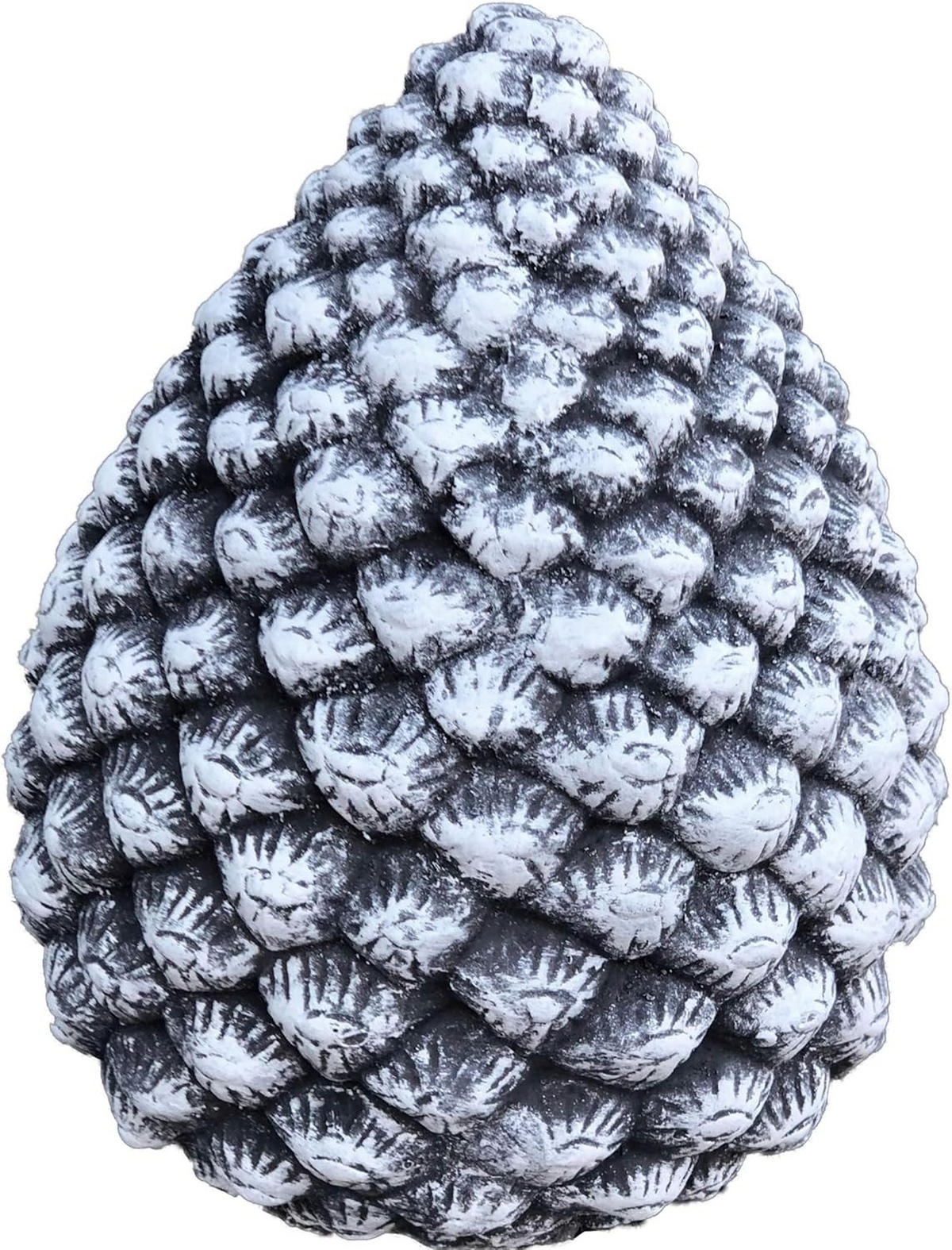STEINFIGUR Stein Zapfen Tannenzapfen Deko - Grau, Stein (16/24/14cm) - stoneandstyle
