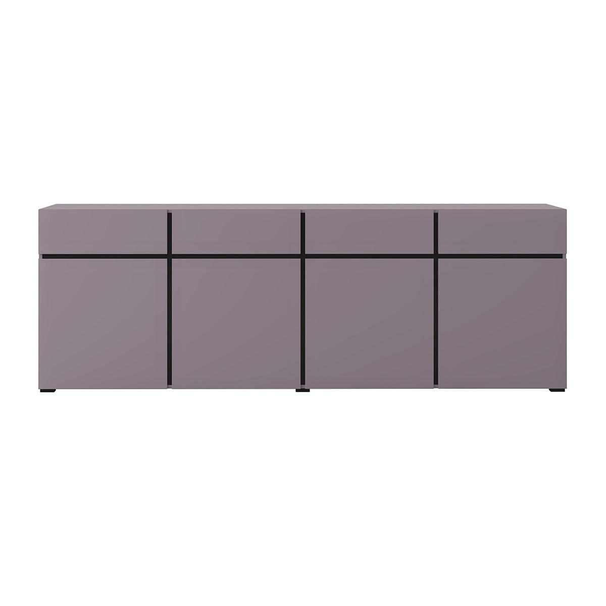 KOMODA Lilia Violet - lila, kompozitné drevo (225/78.5/40cm) - Petits-meubles