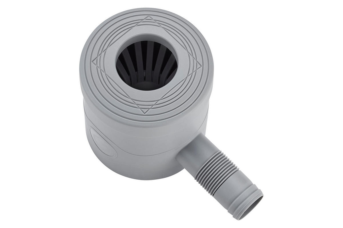 REGENSAMMLER DN 68-100, grau inkl. Filtereinsatz - Grau, Kunststoff (11.5/12.5/18cm) - GARANTIA