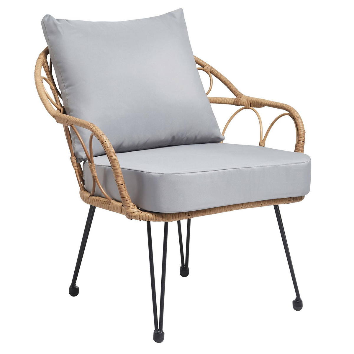 GARTENMÖBELSET CAIRO - Braun, Textil - IDIMEX