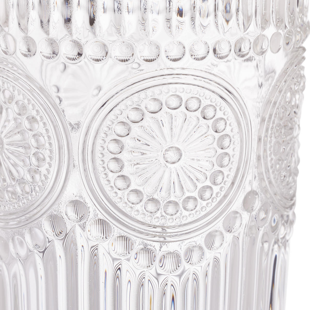 4xTRINKGLAS - Transparent, Glas (0.45L) - Relaxdays