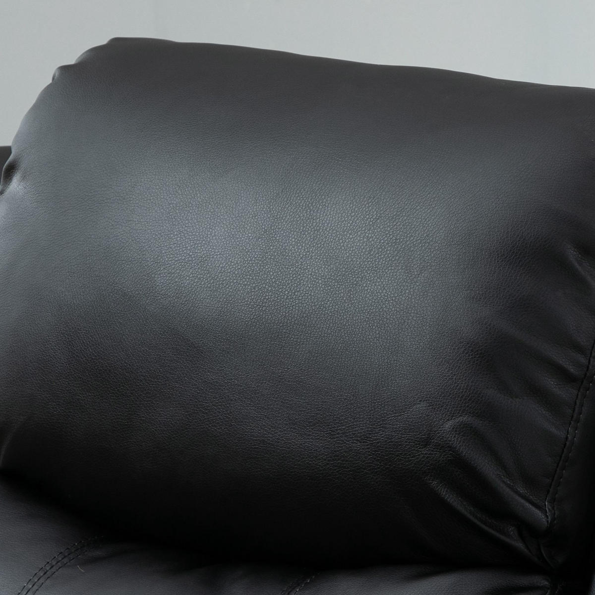 RELAXSESSEL DE-15442 elektrisch verstellbar mit Aufstehhilfe Schwarz - Schwarz, Leder (76/105/90cm) - ComfortXL