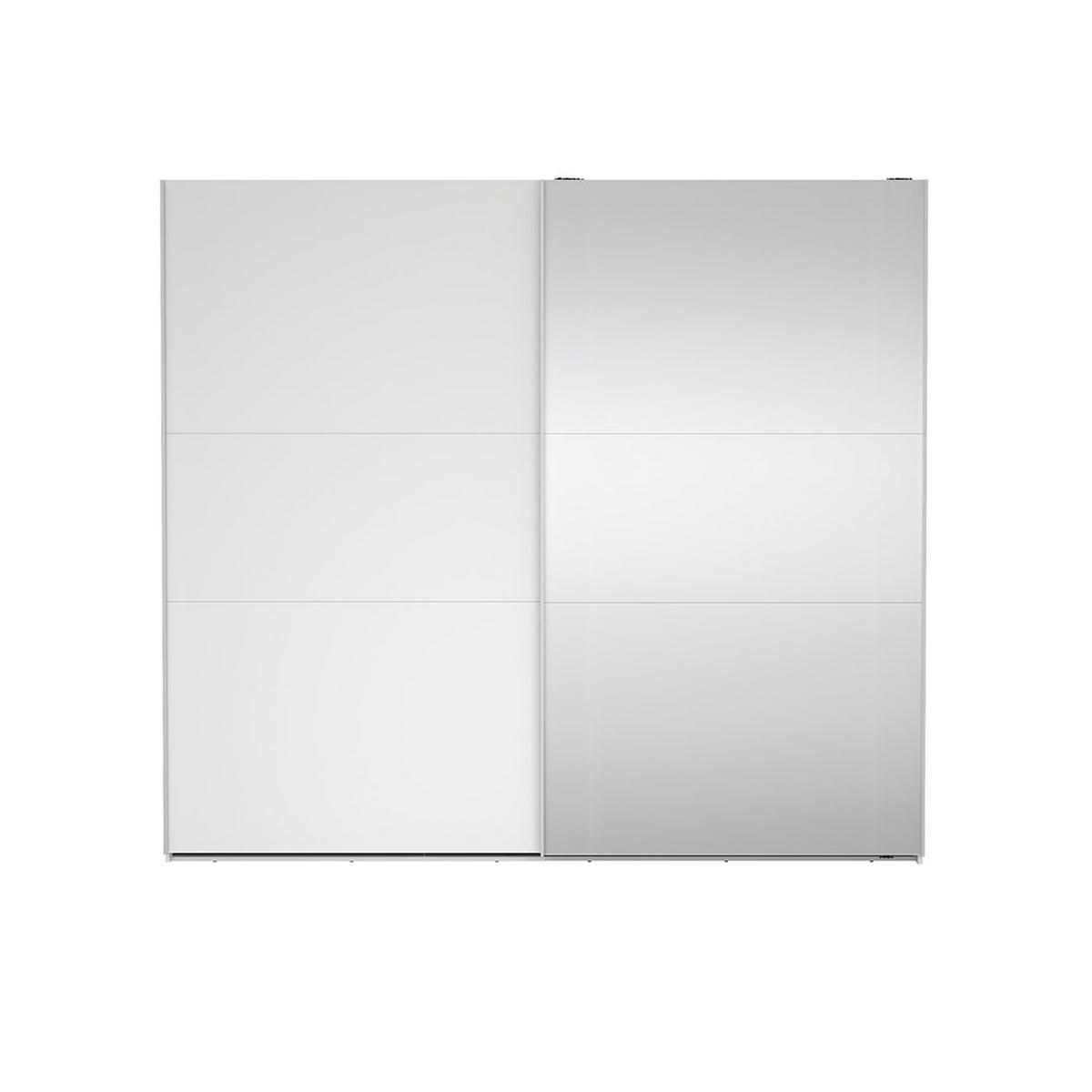SCHIEBETÜRENSCHRANK, Como, Weiß, Holzwerkstoff, 244 x 67 x 221 cm - Weiß, Holzwerkstoff (244/221/67cm) - ebuy24