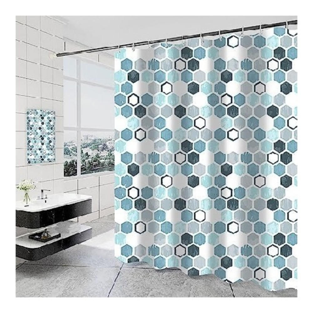 Mcboson Duschvorhang Blau 200x180 cm
