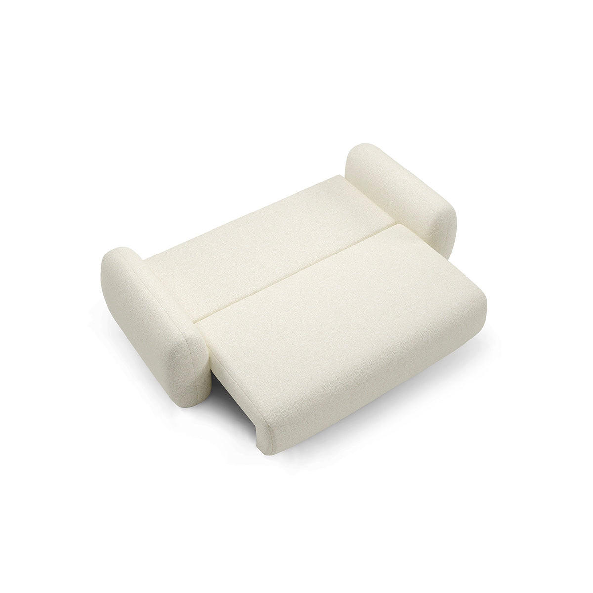 SOFA Carmela 3 Sitzplätze Weiß - Weiß, Holz (266/95/121cm) - Petits-meubles