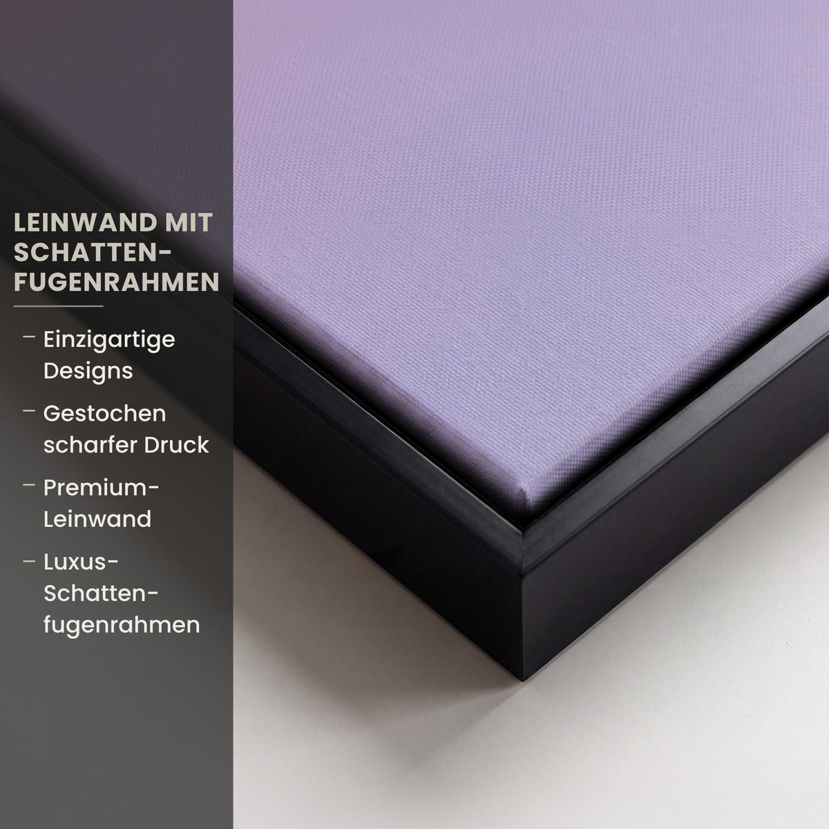 LEINWAND Bilder mit Rahmen - Disco - Obst - Glitzer - Erdbeere - 90x90 - Pink, Textil (90/90cm) - MuchoWow