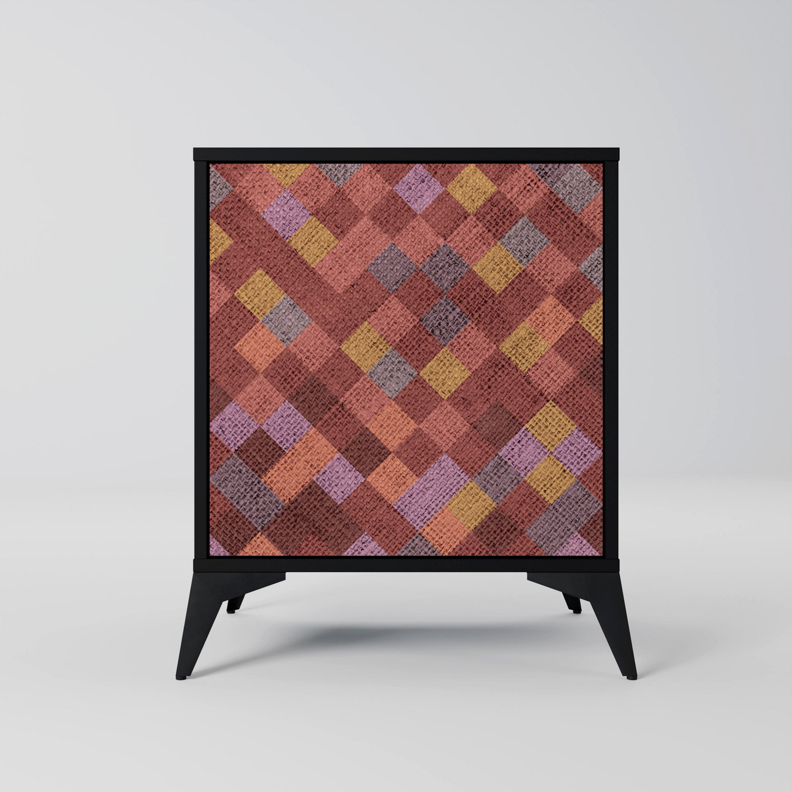 SpaceRebels Sideboard Schwarz 57.5x70.5x42 cm