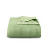 KUSCHELDECKE Waffelpiqué 140x200 cm Altgrün - Hellgrün, Textil (140/200cm)