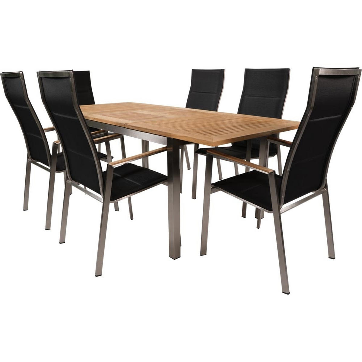 GARTENTISCH Arezzo - Anthrazit - 130/70/74 cm - Dunkelgrau, Metall (130/70/74cm) - Lesli Living