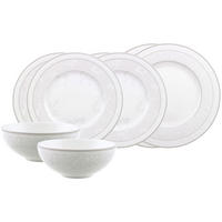 EINSTEIGER-SET Gray Pearl weiß 8er Set - Weiß, Keramik (2/2/2cm) - Villeroy & Boch