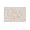 FUSSMATTE Floral - Druck - Beige - Braun - Minimalistisch 60x40 cm - Sandfarben, Kunststoff (60/0.4cm) - MuchoWow