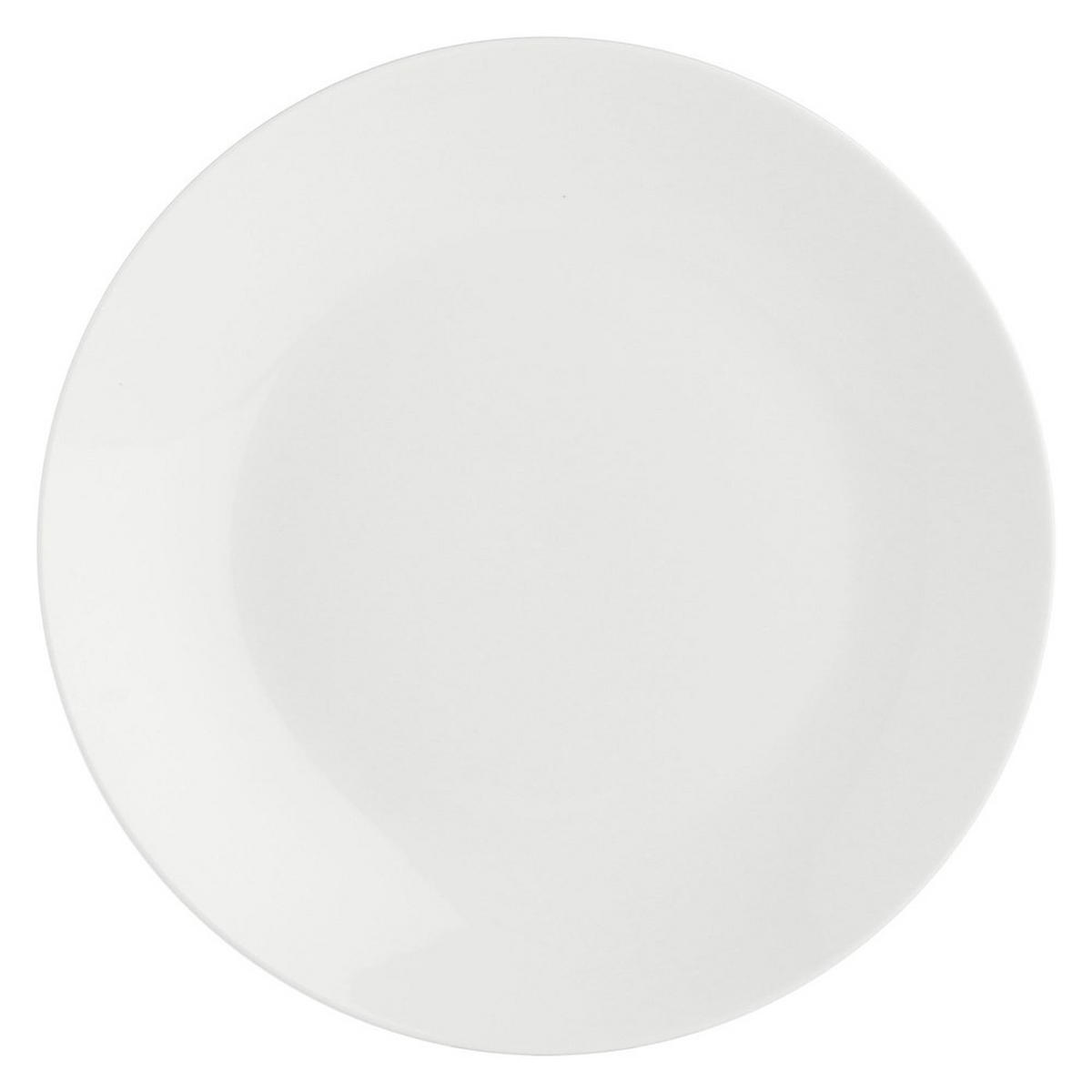 TELLER Weiß 20/20/2 cm P00420003CZ - Weiß, Keramik (20cm) - La Porcellana Bianca 
