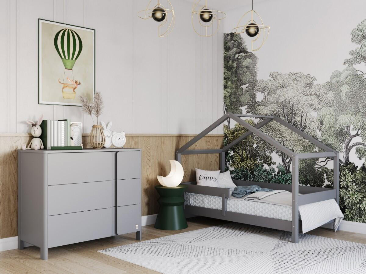 WICKELTISCH CLASSIC Hellgrau 105x54x91 cm - Hellgrau, Holz (105/91/54cm) - FURNLUX