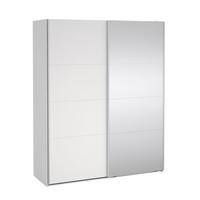 SCHIEBETÜRENSCHRANK, Catania, Weiß, Holzwerkstoff, 179 x 67 x 221 cm - Weiß, Holzwerkstoff (179/221/67cm) - ebuy24