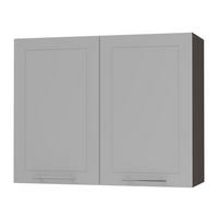 KÜCHENHÄNGESCHRANK Kvantum W3/90 Dust Grey Matt / Lava Matt 90 / 32,5 / 72cm - Dunkelgrau/Grau, Holz/Holzwerkstoff (90/72/32.5cm) - Feldmann-Wohnen