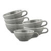 TEETASSEN Terra Sandbeige 140 ml 6er Set - Grau, Keramik (0.14L) - Seltmann Weiden