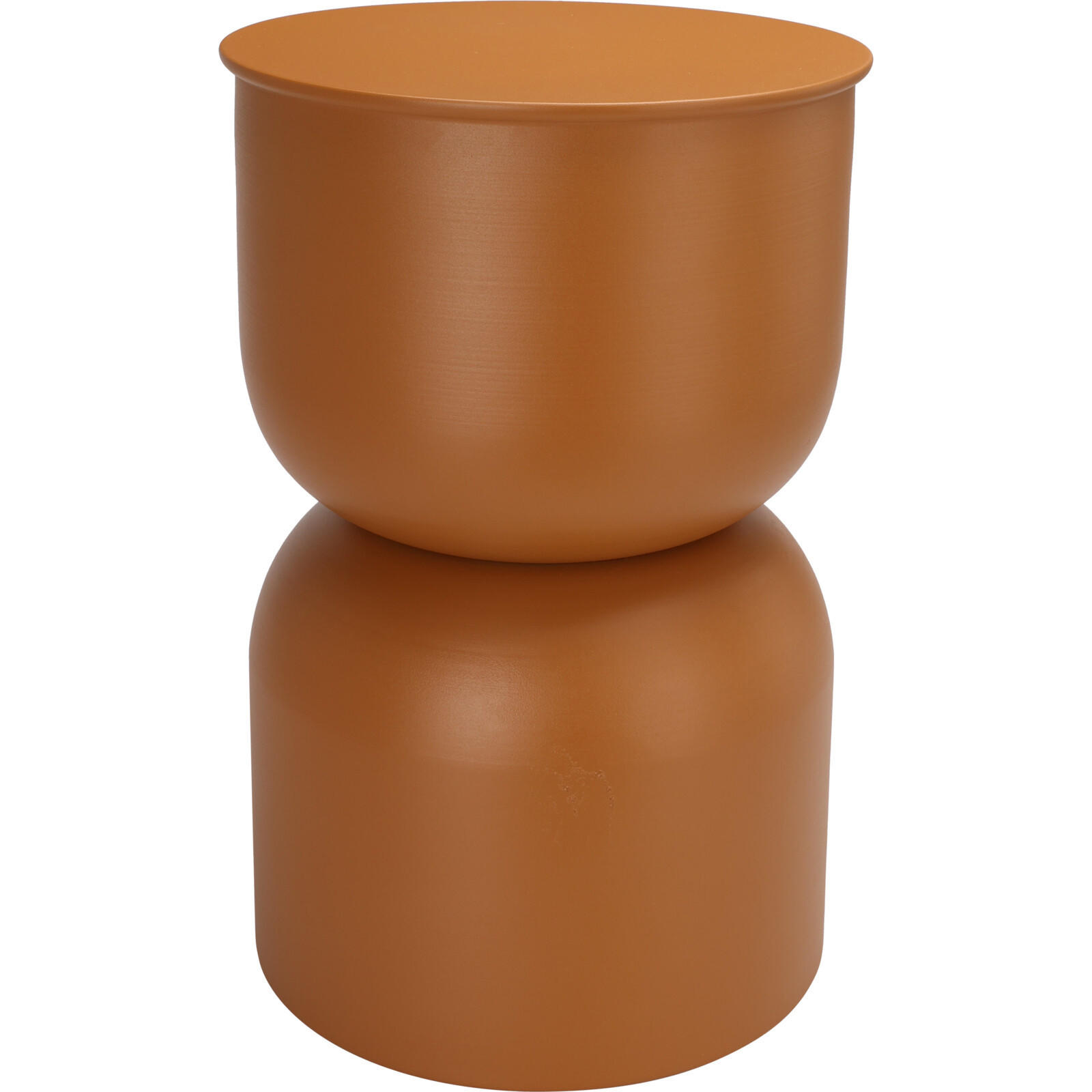 SÄULENTISCH matt Disa Orange 31/31/46 cm - Orange, Metall (31/31/46cm) - Home Styling Collection